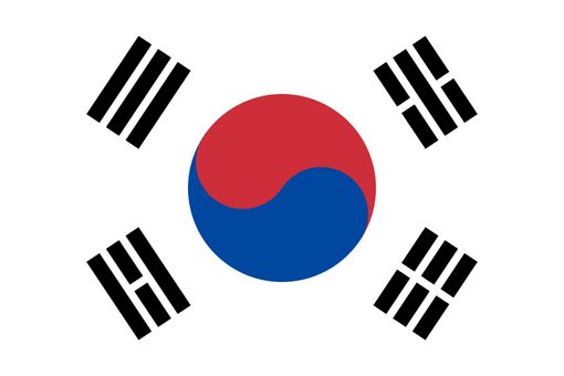 SOUTH KOREA Flag